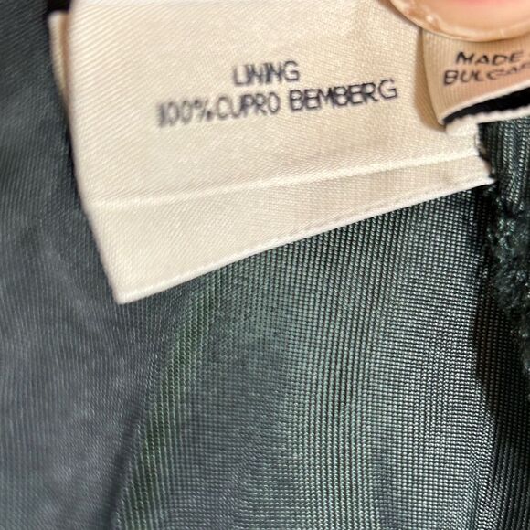 PAUW AMSTERDAM LADIES VEST 2 us medium green silk dupioni capsule minimalist - Picture 4 of 14